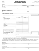 Form Ifc - Report Of Individual Fundraising Campaign - Illinois Attorney General