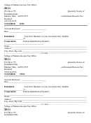 Quarterly Notice Of Installment Due On Estimated Income Tax Declared Voucher - 2011 Printable pdf
