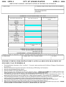 Form Grw-3 - Employer's Annual Reconciliation Of Income Tax Withheld - 2004