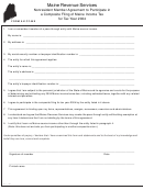 Form 941cf-me - Nonresident Member Agreement To Participate In A Composite Filing Of Maine Income Tax For Tax Year 2004