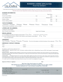Business License Application - 2010/2011 - City Of Safford