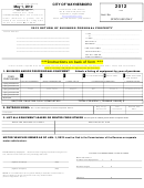 Form Cr-1 - Return Of Business Personal Property - Waynesboro Commissioner Of The Revenue - 2012