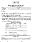 Form Htdt-4 - Hard-to-dospose Material Retail Tax Return
