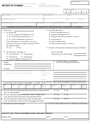 Form C-36 - Notice Of Change Form - Vermont Department Of Employment & Training