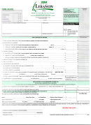 Form Br-2004 - Lebanon Tax Return - Ohio
