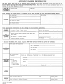 Form Uct-6491 - Account Change Information