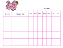 My Little Pony Kid's Behavior Chart
