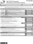 Form Ct-34-sh - New York S Corporation Shareholders' Information Schedule - 2016