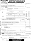 Individual Return-non-resident Form - City Of Highland Park - 2011