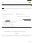 Form N-317 - Statement By A Qualified High Technology Business (qhtb) - 2004