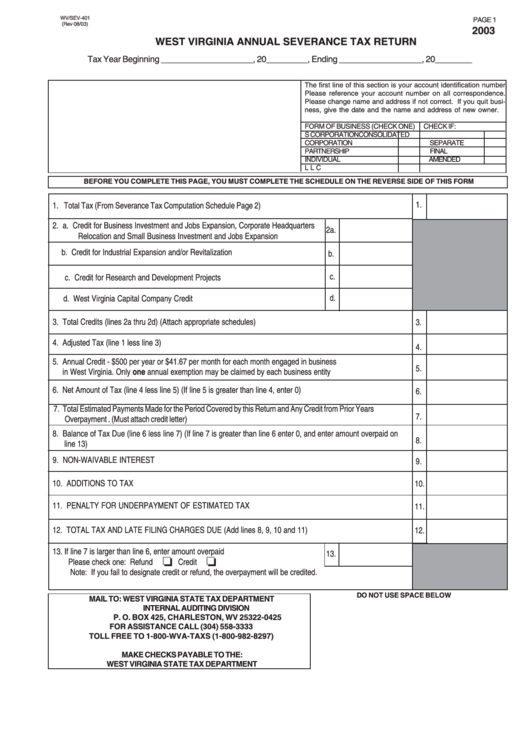 Printable Wv Tax Forms Printable Forms Free Online 5738