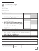 Form R-1325 - Additional Hotel Room Occupancy Tax And Food And Beverage Tax Return - 2002