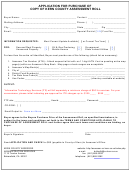 Application For Purchase Of Copy Of Kern County Assessment Roll