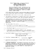 Form Ri-71.3 - Seller's Residency Affidavit