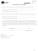 Montana Form Atl - Assumption Of Tax Liability