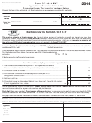 Form Ct-1041 Ext - Application For Extension Of Time To File Connecticut Income Tax Return For Trusts And Estates - 2014