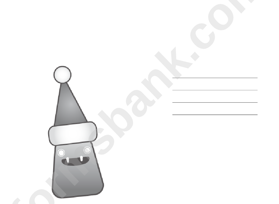 Christmas Snowman Card Template