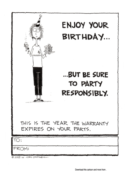 Happy Birthday Printable pdf