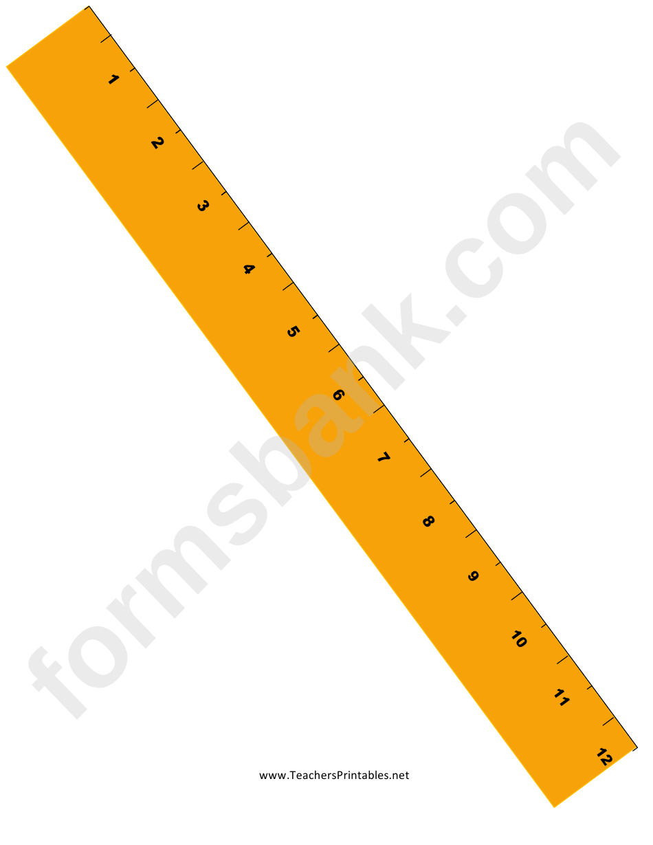 Ruler With Inches