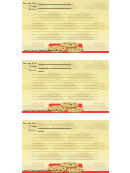 Cookie Lined 3x5 Recipe Card Template