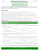Bhsf Form 2-l (nf) - Medicaid Renewal Form For Nursing Home/group Home Care