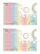 Rainbow Blocks Recipe Card Template