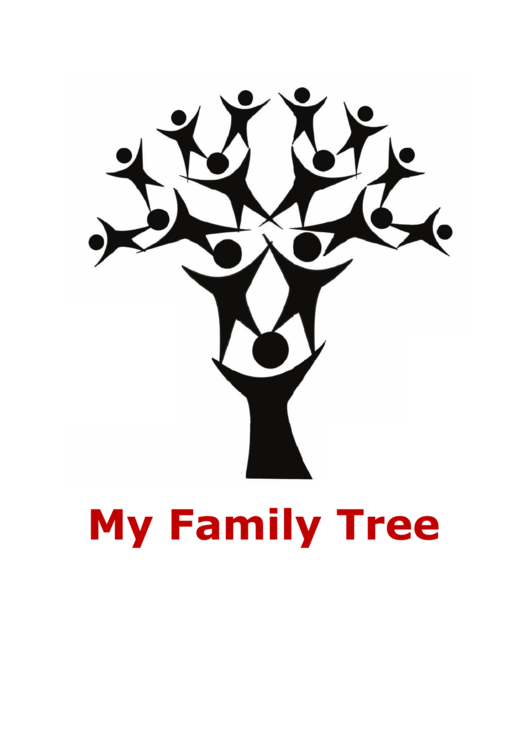 Human Tree - 4 Generations Printable pdf