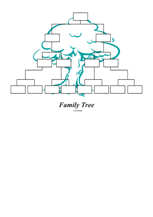 Inverted Family Tree Template Printable pdf