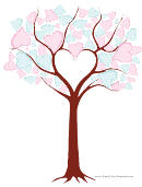 Heart Family Tree Template