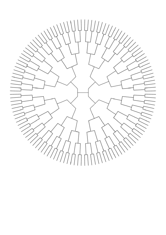 Circle Family Tree 7 Generation Printable pdf