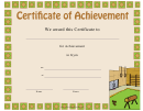 Gym Achievement Certificate Template