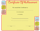 Triathlon Achievement Certificate Template