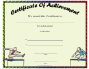 Hurdles Achievement Certificate Template