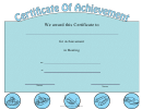 Boating Achievement Certificate Template