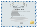 Raingutter Regatta Second Place Certificate