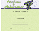 Skateboarding Achievement Certificate Template