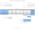 Employee Time Sheet With Mileage Log Template