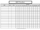 Bill Tracker Template