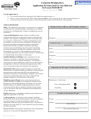 Form Rev 81 1024e - Corporate Headquarters Application For Sales And Use Tax Deferral For Lessor 82.82 Rcw