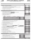 Form 39r - Idaho Supplemental Schedule For Form 40 - 2008