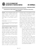Form An 2008(2) - Assessments Refunded By Connecticut Insurance Guaranty Association