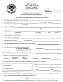 Application For Sales Tax License