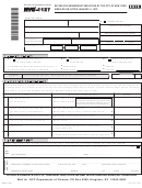 Form Nyc-1127 - Return For Nonresident Employees Of The City Of New York Hired On Or After January 4, 1973 - 2012