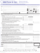 Form Il-1041 - Fiduciary Income And Replacement Tax Return - 2002
