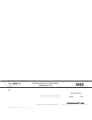 Form Il-1065-v - Payment Voucher For Partnership Replacement Tax - 2002