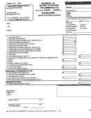 Form Fr 1187 - Business - 20 Income Tax Return Williamsburg Tax
