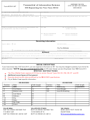 Form Bcw-2-mt - Transmittal Of Information Returns Cd Reporting For Tax Year 2014
