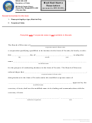 Modified Name Resolution Form - Nevada Secretary Of State