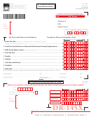 Form Dr-145x - Oil Production Monthly Amended Tax Return (2012)