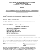 Form Nhct-4 - Application For Extension Of Time To File Annual Report With Charitable Trusts Unit